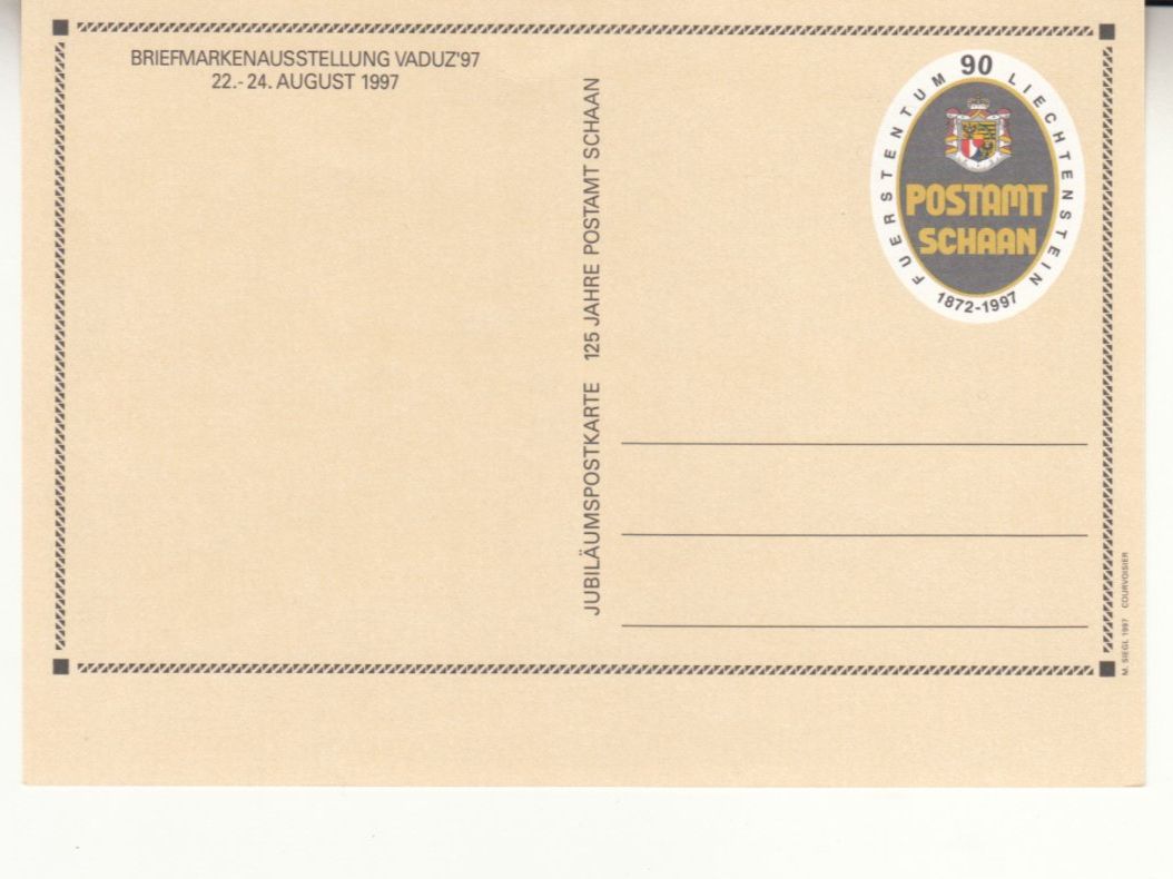 Alle Briefmarken: FL Ganzsachen LBK 104, 3 Karten – Gebraucht aus Bürglen TG von StampGraf 1