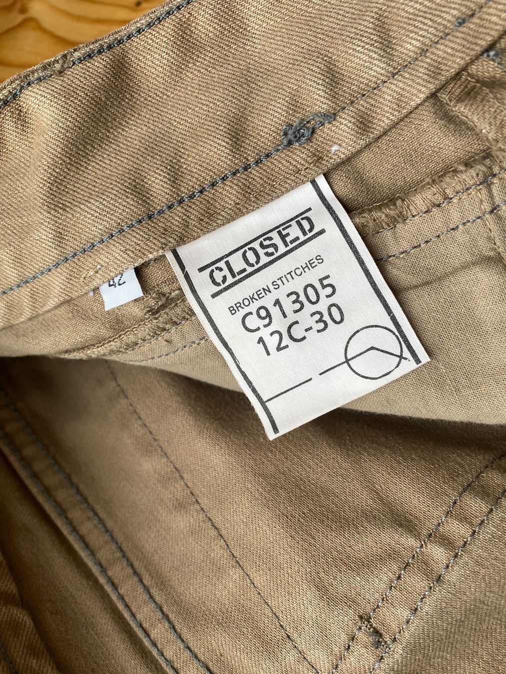 Jeans: CLOSED  Jeans beige-braun XS/S – Nuovo e nell'imballaggio originale da Gersau venduto da Sidharta7