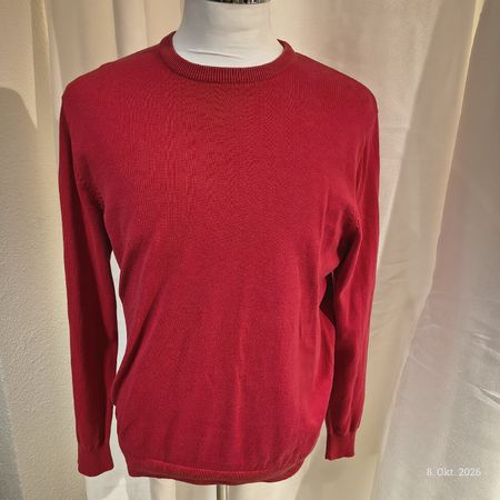 Herren Pullover Town rot Grösse XXL 56 Baumwolle