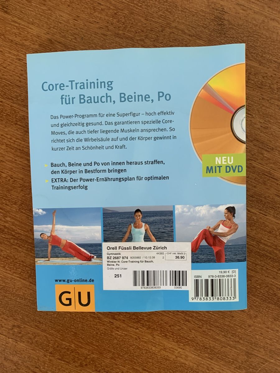 Tutti i DVDs: Bauch, Beine, Po Training DVD – Usato da Wädenswil venduto da VintageSalesCH 1