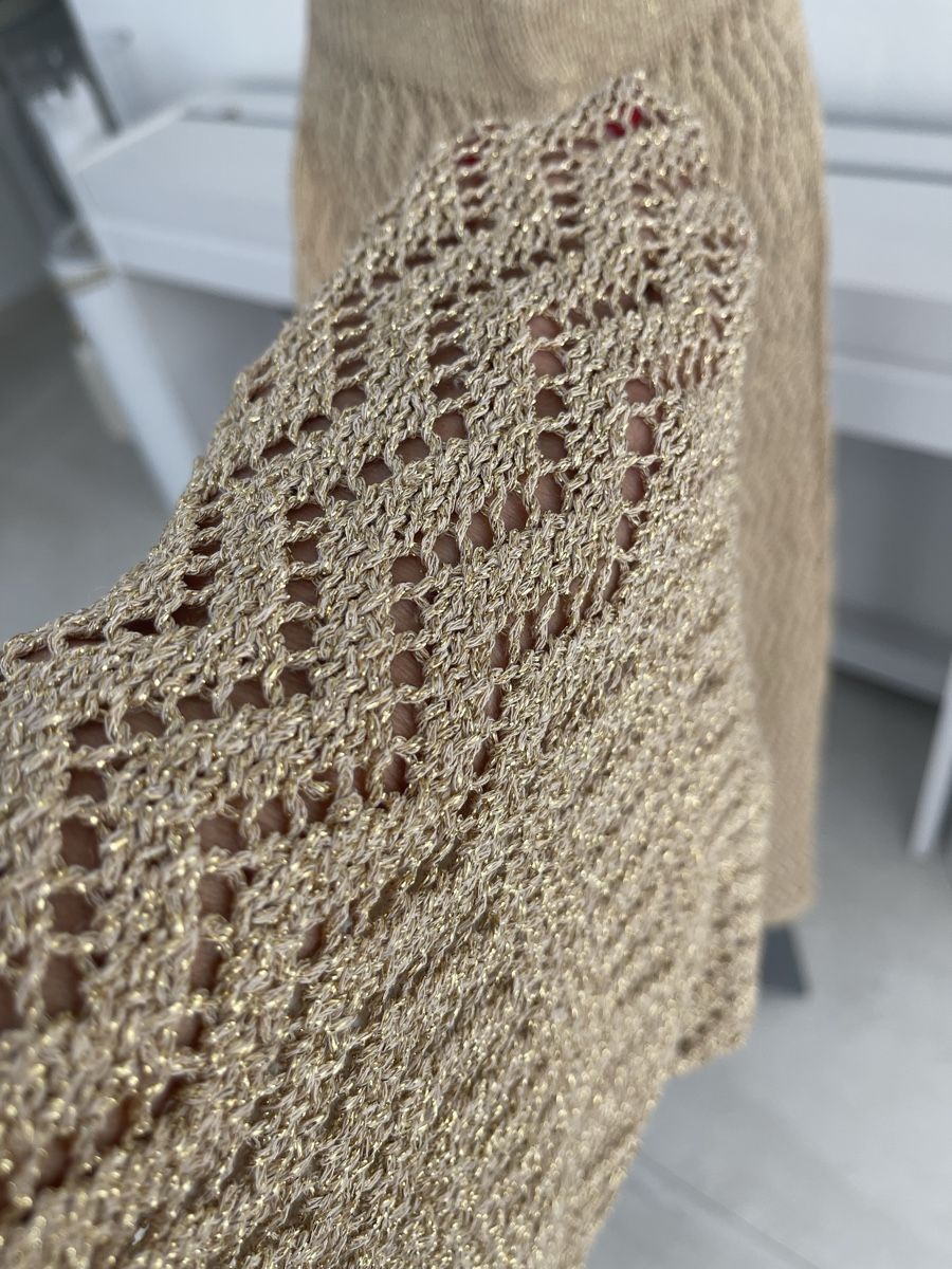 Pantaloni: Goldene Strickhose Grösse S – Usato da Weisslingen venduto da Spiegelbild0 1