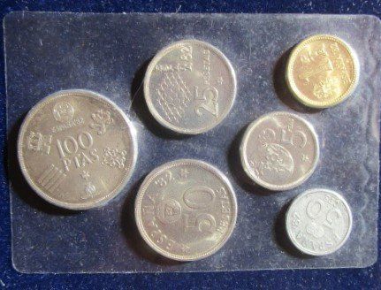 Tutti le monete: Münzsatz Pesetas 1980 - Spanien - stgl – Nuovo (secondo la descrizione) da Luzern venduto da Horoskop1