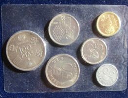 Münzsatz Pesetas 1980 - Spanien - stgl