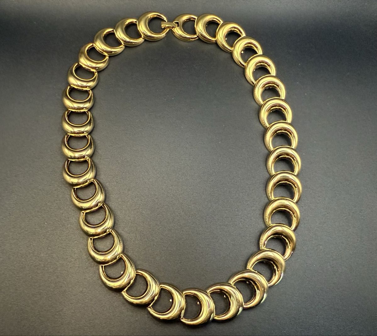 Catenine: Vintage Goldfarbene Halskette – Usato da Lamone venduto da LaCantinaMagica