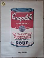 RARE : Affiche Originale 1995 Andy Warhol – Campbell's Soup
