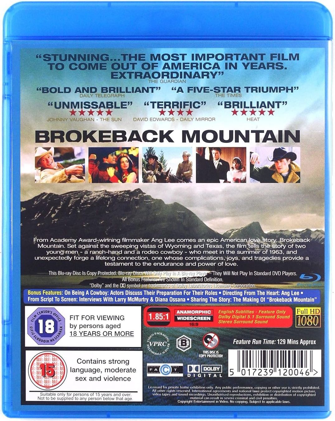 Tutti i DVDs: Brokeback Mountain, Blu-ray, UK Version, Neu und OVP! – Nuovo e nell'imballaggio originale da Duggingen venduto da nad_6yzh 1