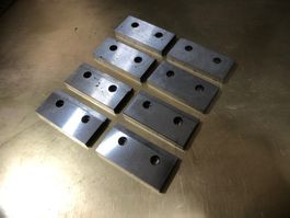 Spannbacken Backen für Maschinenschraubstock 74mm Klemmbacke