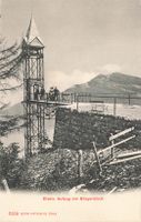 Bürgenstock (NW) Elektrischer Aufzug mit Panoramablick