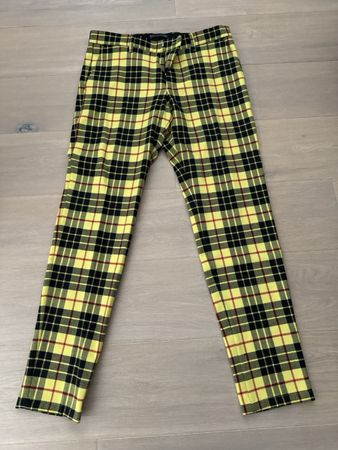 Drykorn Hose Gr.33/34 Gelb Kariert