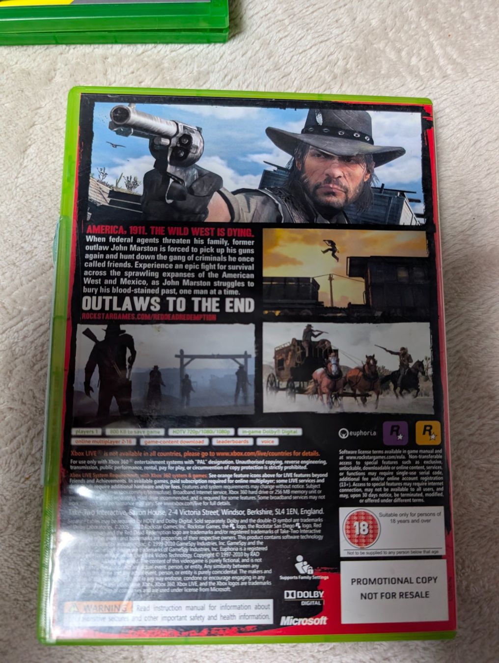 Giochi: Red dead redemption  - Xbox 360 Game Promo – Usato da Hünenberg See venduto da SpecialEditionGaming 1