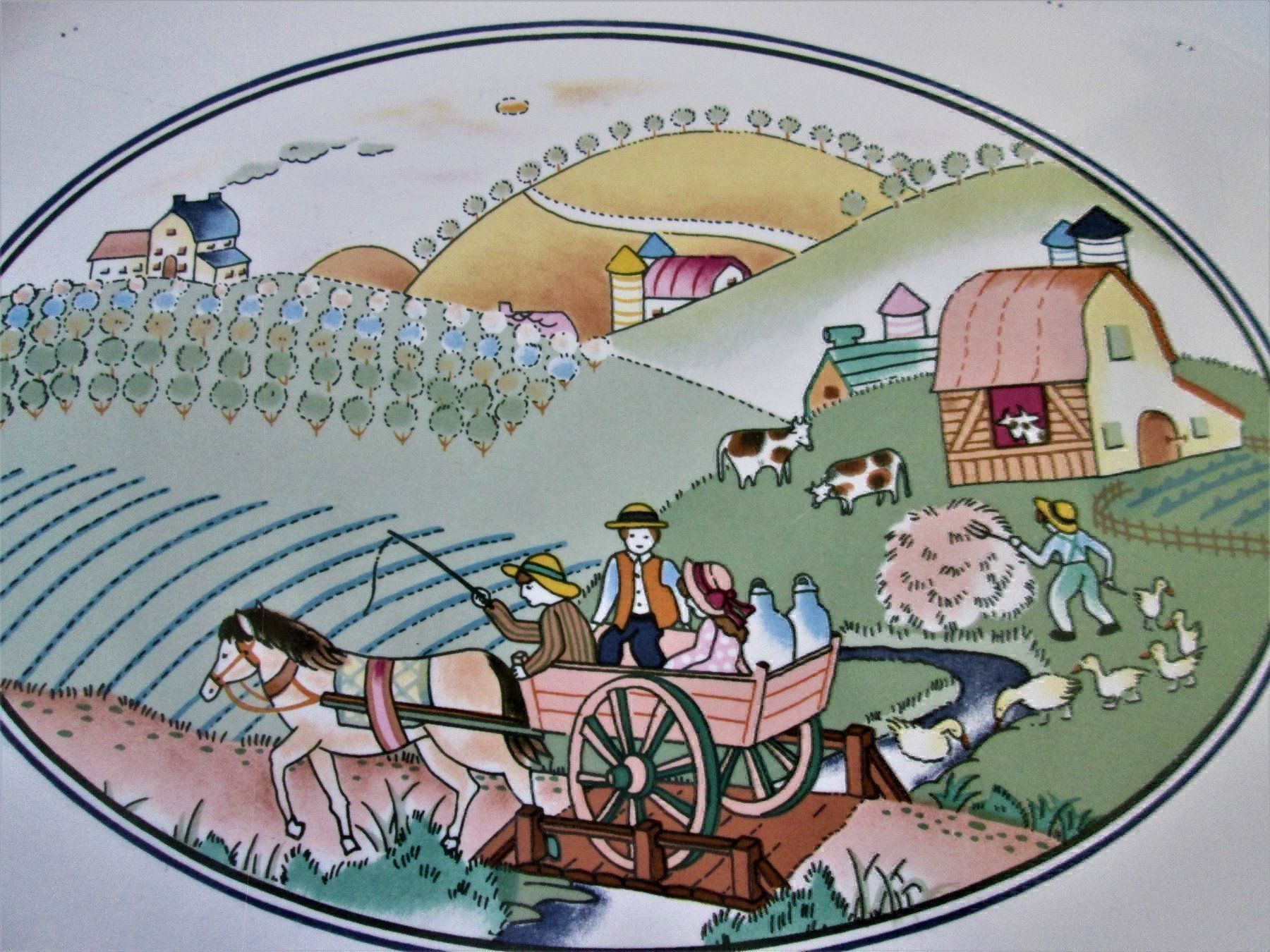 Assiettes: Servierteller – D'occasion à Sementina par babucia 1
