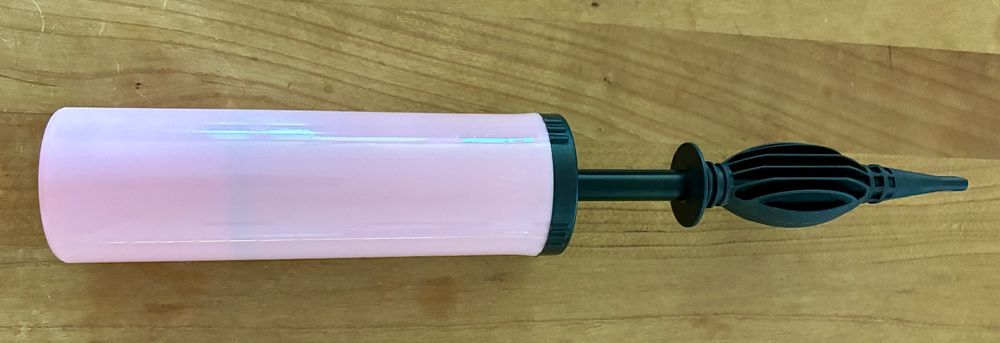 Pompes et pièces: Ballonpumpe, Handpumpe, Luftpumpe für Ballone, Pink! – Neuf (Voir description) à Zürich par tersus1981