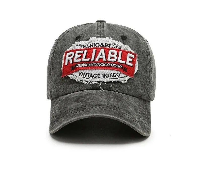 YULOONG Vintage Baseball Cap - Denim Truckermütze Verstellbar