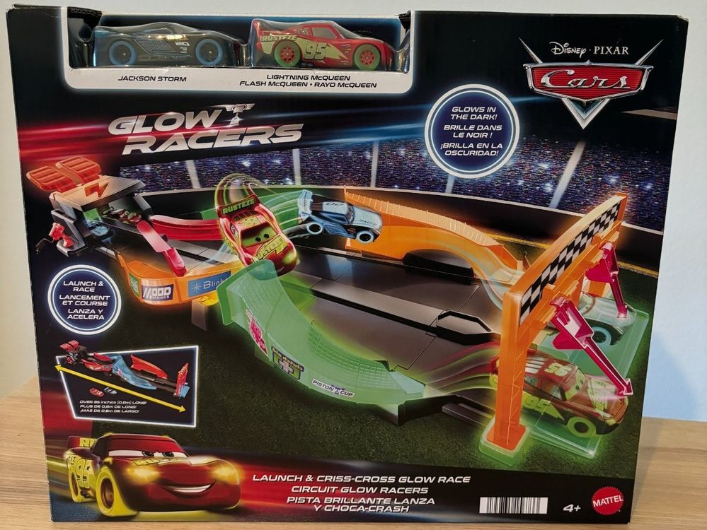 Mattel Disney Pixar Cars Glow Racer Spielset (Neu und originalverpackt ...