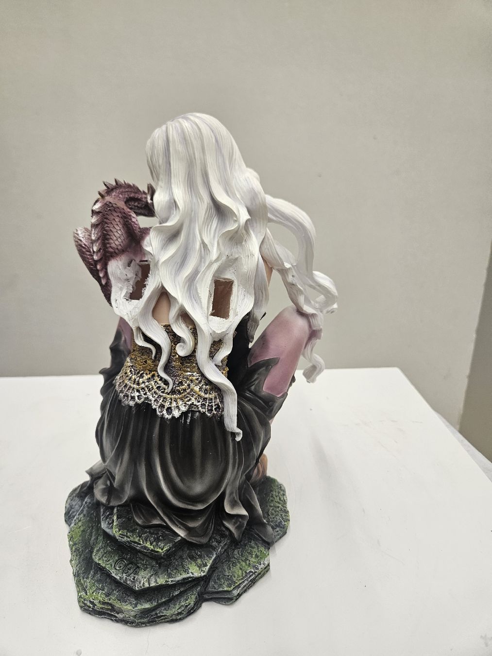 Statuette: Elfe mit violettem Drachen Neu eingepackt – Nuovo e nell'imballaggio originale da Dielsdorf venduto da Kenan997 2