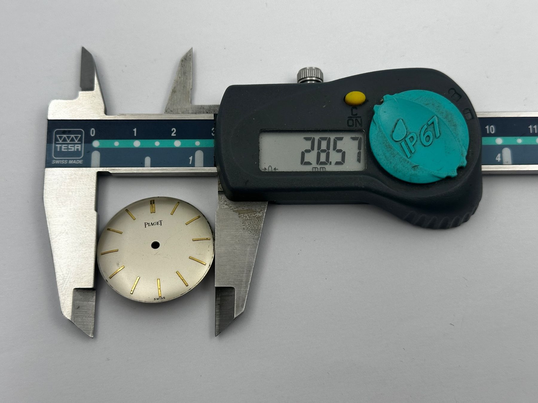 Orologi: Piaget Ziffernblatt 28,6mm Durchmesser ref: 10087 – Usato da Brüttisellen venduto da AlphaOmega05 1