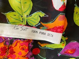 Ken Scott 100% Seiden Stoff 140 x 200 cm 👗