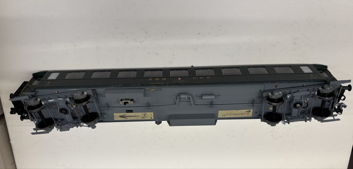 Metropolitan Modellini di ferrovie: Spur 0 Metrop SBB P-Wagen 2Kl. – Usato da St-Blaise venduto da Rjc 2