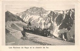 Rochers de Naye VD Zahnradbahn Bahn