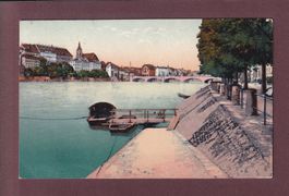 BASEL - Rheinweg - 1914