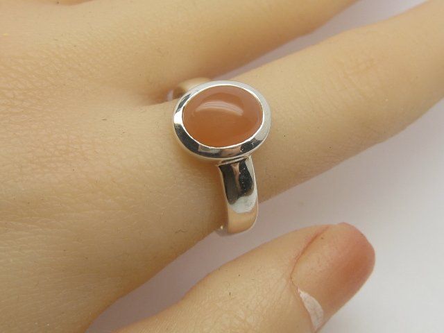 Anelli: Ring Silber 925 Karneol Gr. 63 – Usato da Ermatingen venduto da Decovin 6