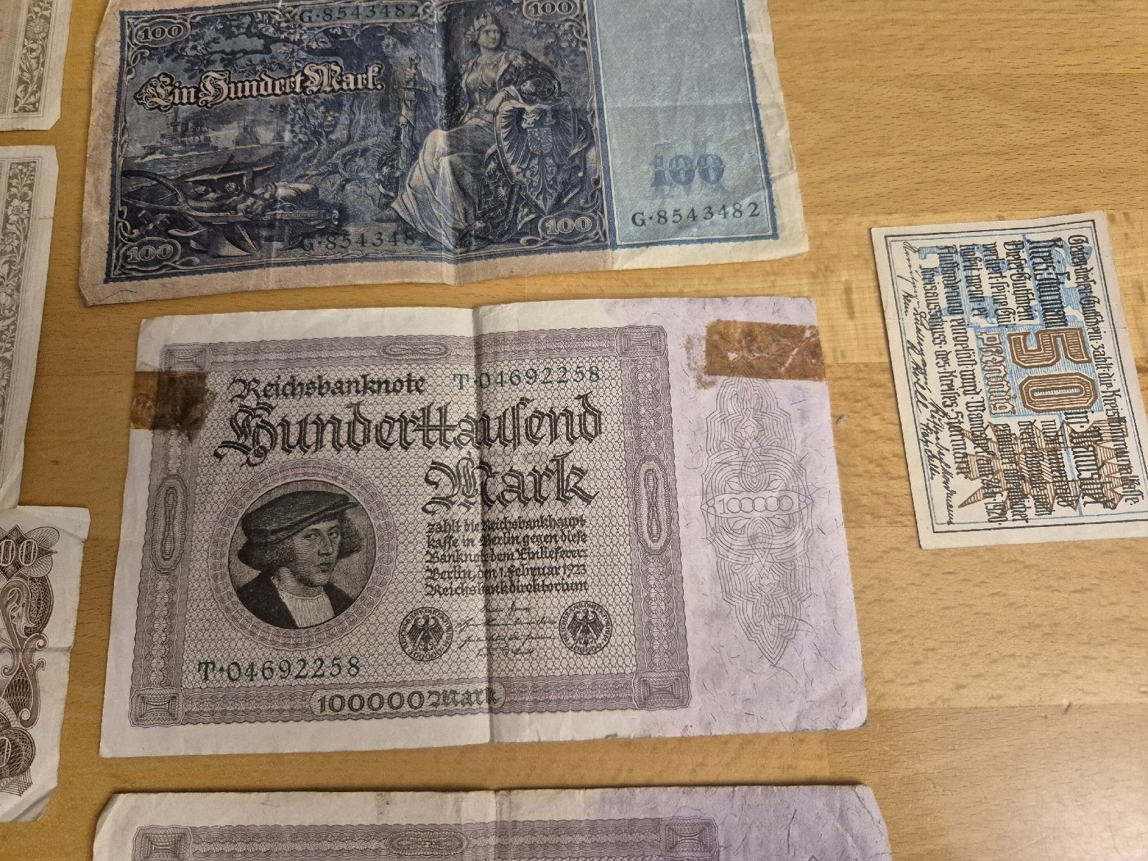 Banconote: Div. alte Noten, Mark... – Usato da Vilters venduto da Fleiflomi 2