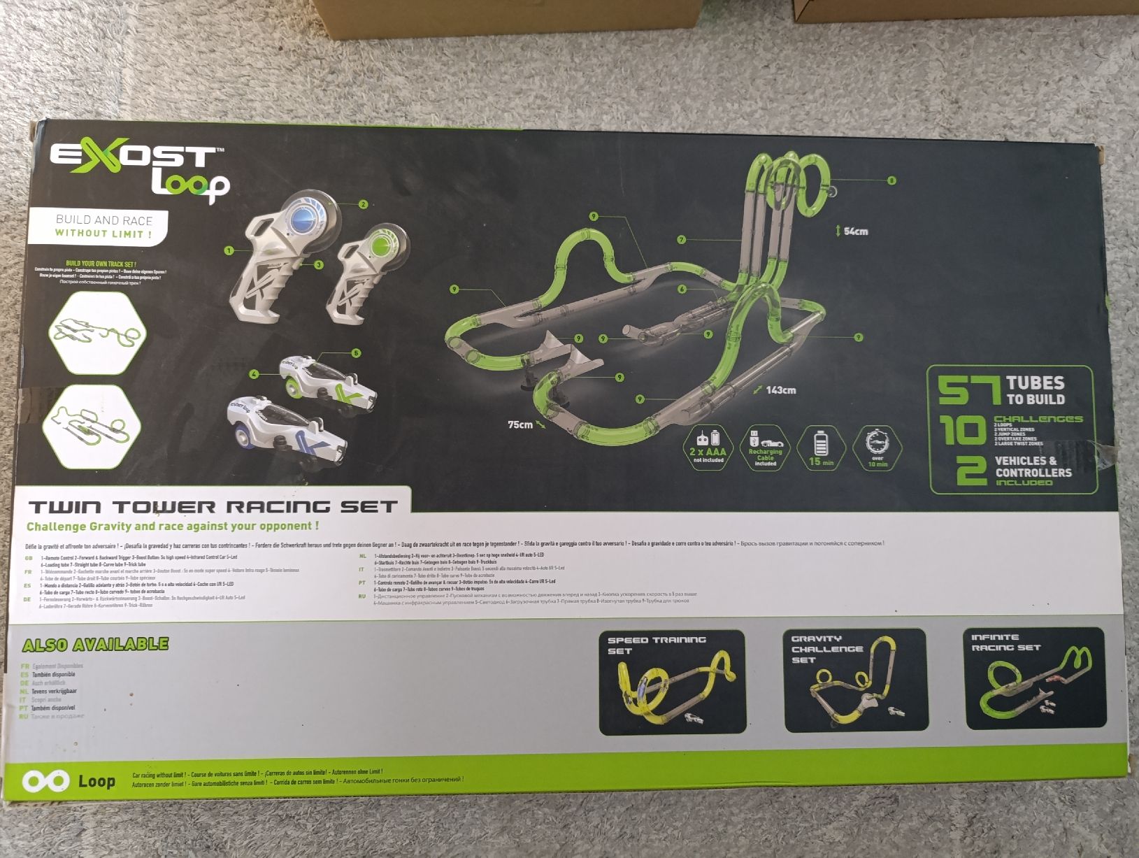 Rennbahnen: Exost Loop Twin Tower Racing Set – Neu (gemäss Beschreibung) aus Richterswil von NovemberGZ 2