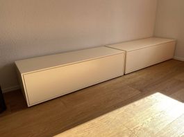 1 Lowboard Hängeboard elfenbein (Möbel Pfister)