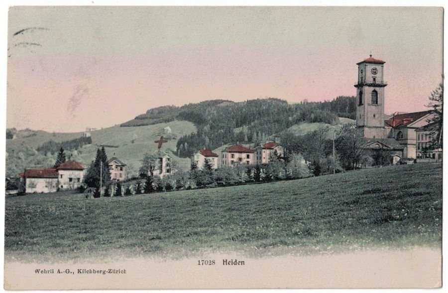 Ansichtskarten: Heiden, gelaufen 1916 – Gebraucht aus Frauenfeld von POML
