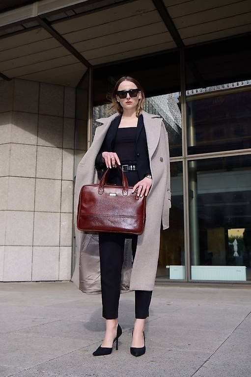 Koffer & Taschen: Laptoptasche Leder, unisex in Bordeaux – Neu und originalverpackt aus Bözberg von sojana 4