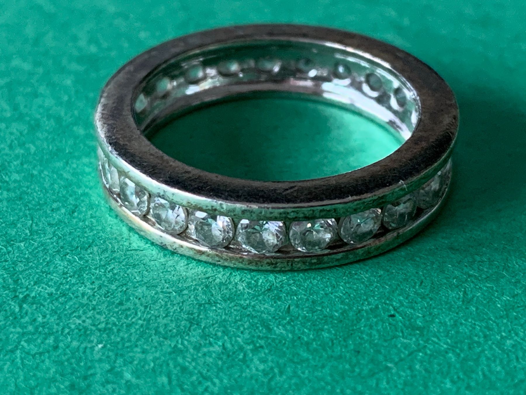 Anelli: Silberring Kranz weiss (61) – Usato da Laufen venduto da Bellebellezza 3