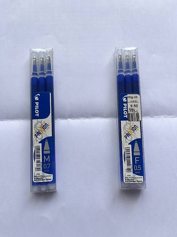 Sonstiges Schreiben & Zeichnen: Frixion Stift refill 2x 3 Stück – Neu und originalverpackt aus Sarnen von M20amfa