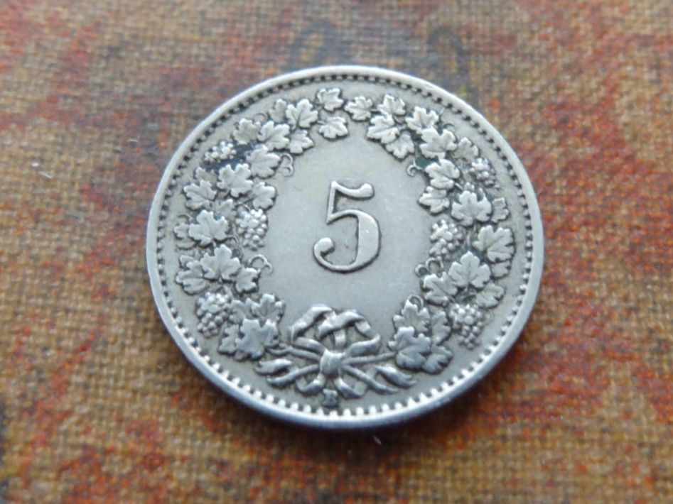 Tutti le monete: 5 Rp. 1928  (C) – Usato da Romanel-sur-Lausanne venduto da Swift13 1
