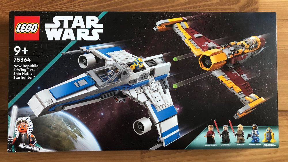 LEGO Star Wars 75364 New Republic E-Wing vs. Shin Hatis Star (Neu und ...