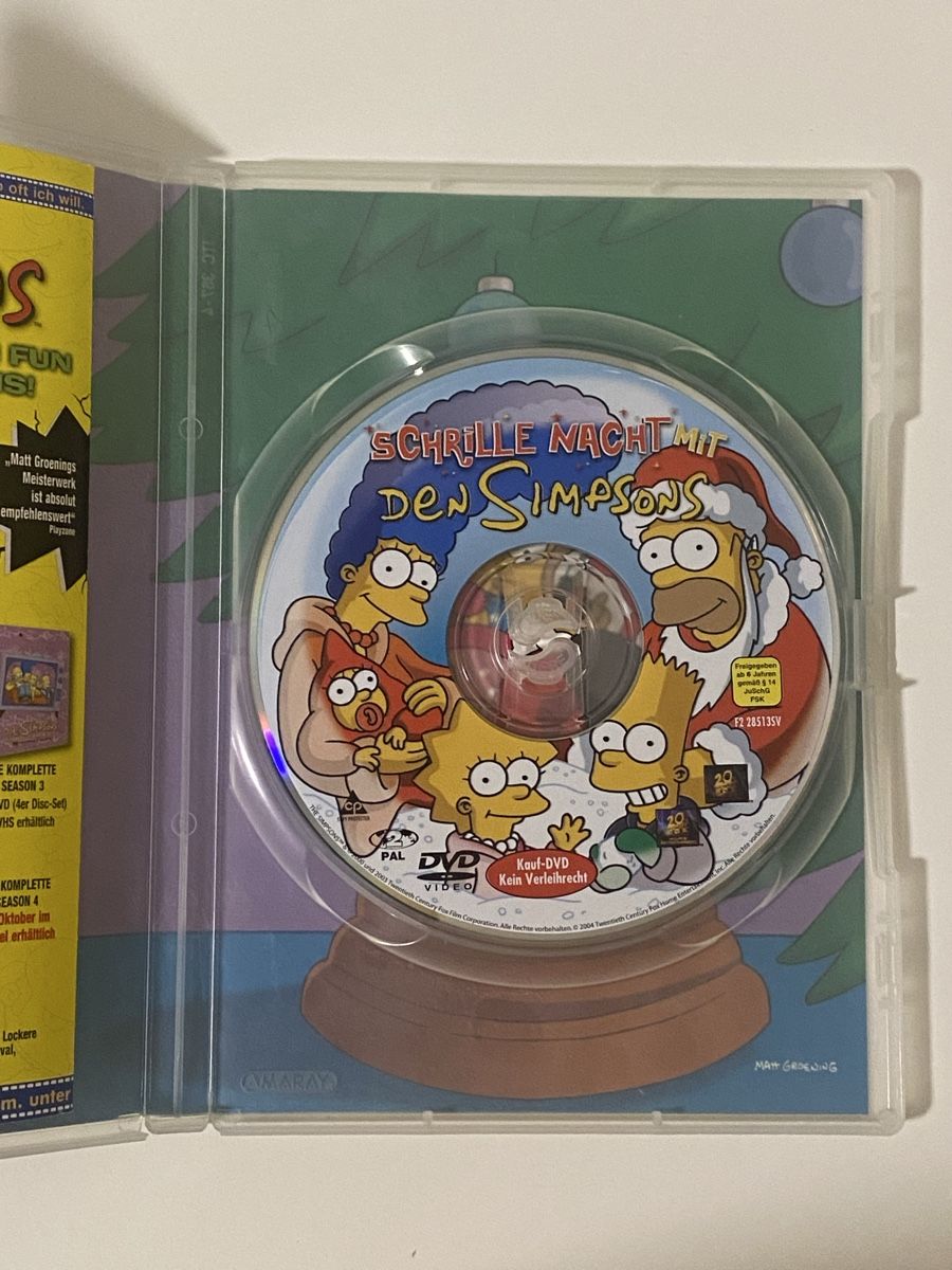 Tutti i DVDs: Simpsons: Schrille Nacht mit den Simpsons - DVD – Usato da Oensingen venduto da mig_99db 2