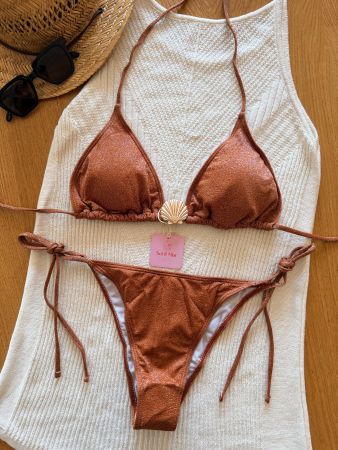 ⚡SUPER SALE! Glitzer Bikini Set Gr. M - Neu - Gratis Versand