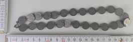 Halskette aus alten 10 Cent Münzen von Niederlanden