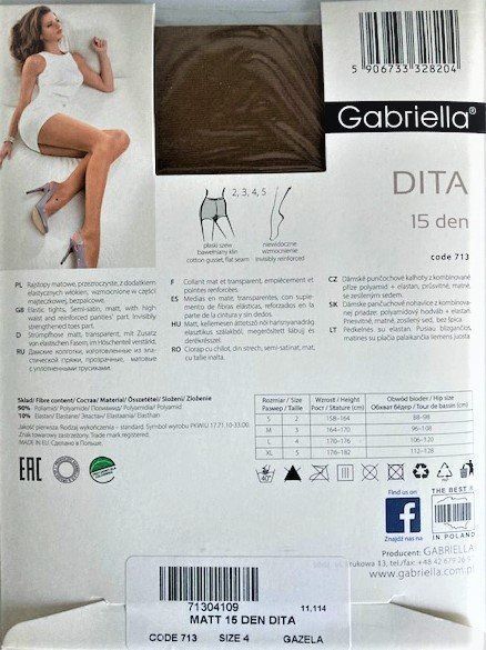 Calze & Collant: Strumpfhose Gabriella DITA – Nuovo e nell'imballaggio originale da Menziken venduto da chianti10 1