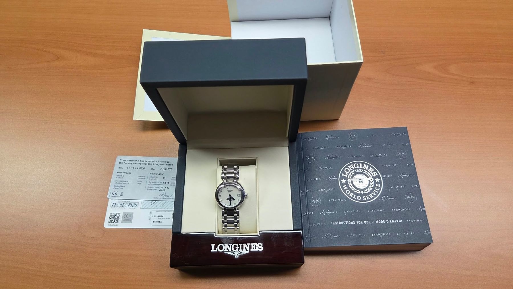 Longines Orologi: LONGINES PRIMALUNA MOONPHASE L8.115.4.87.6 2020 – Usato da Winterthur venduto da Romer.Uhren.Schmuck 7