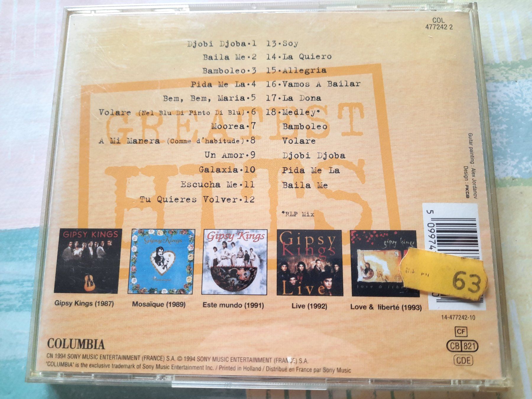 CD: Cd Gispy Kings - Greatest Hits  – Usato da Pully venduto da bro_n52j 1
