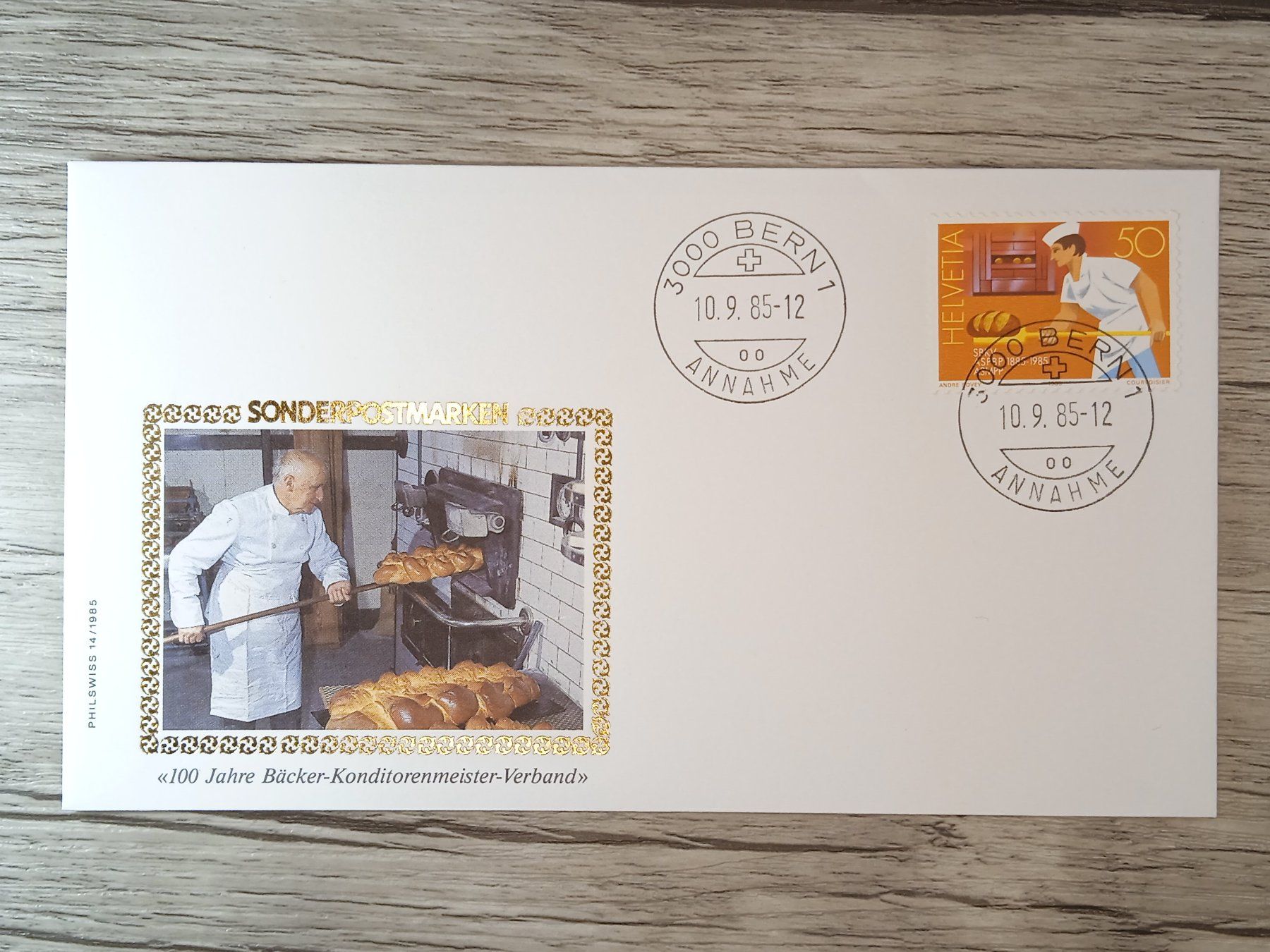 Tutti i francobolli: TR51 Enveloppe + Timbre Suisse 1985 – Usato da Cousset venduto da Patrick_Collections