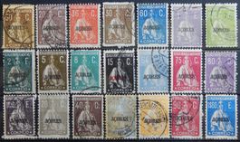 Azoren Portugal ex. Kat. 164-320 gest. 1917/29