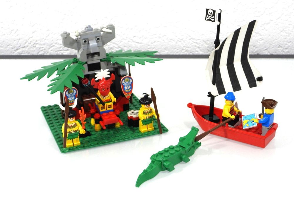 LEGO PIRATEN 6262 PIRATEN INSULANER KING KAHUKA'S THRONE (Gebraucht) in ...