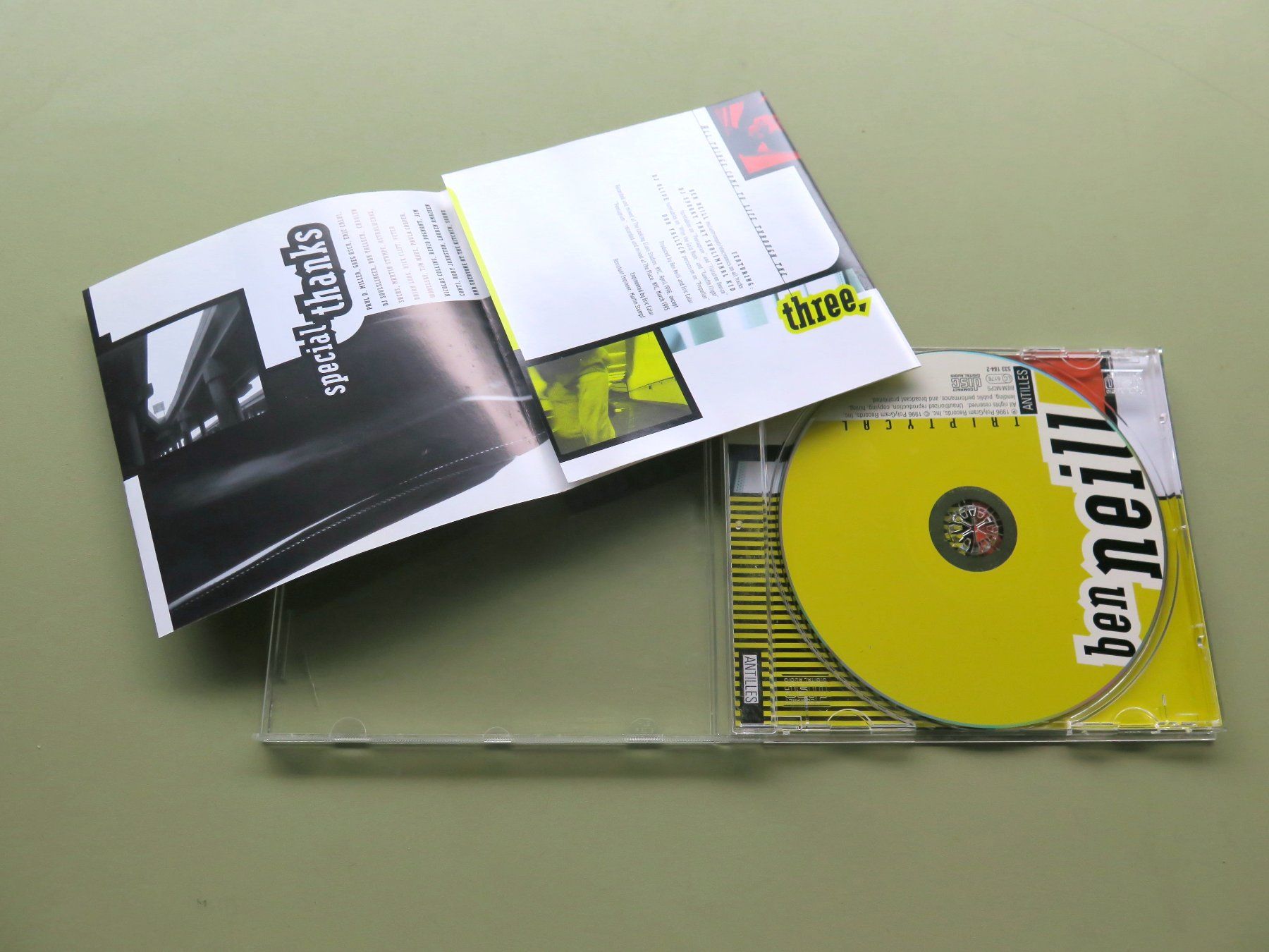 CD: (p) CD BEN NEILL: Tryptical, 1996 – Usato da Bern venduto da Balzamico 2