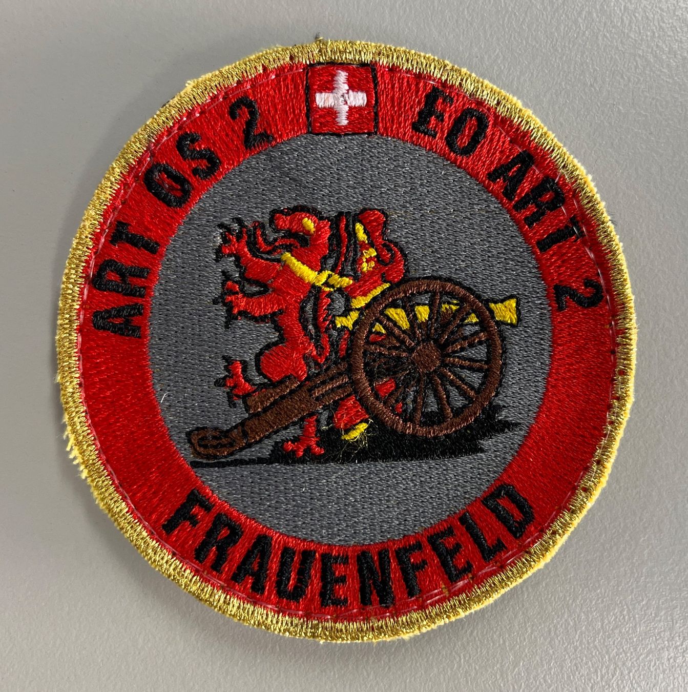 Schweizer Armee Plaketten & Abzeichen: Badge Art OS 2/ EO art 2 mit Klett – Neu (gemäss Beschreibung) aus Boswil von zippo-rolf