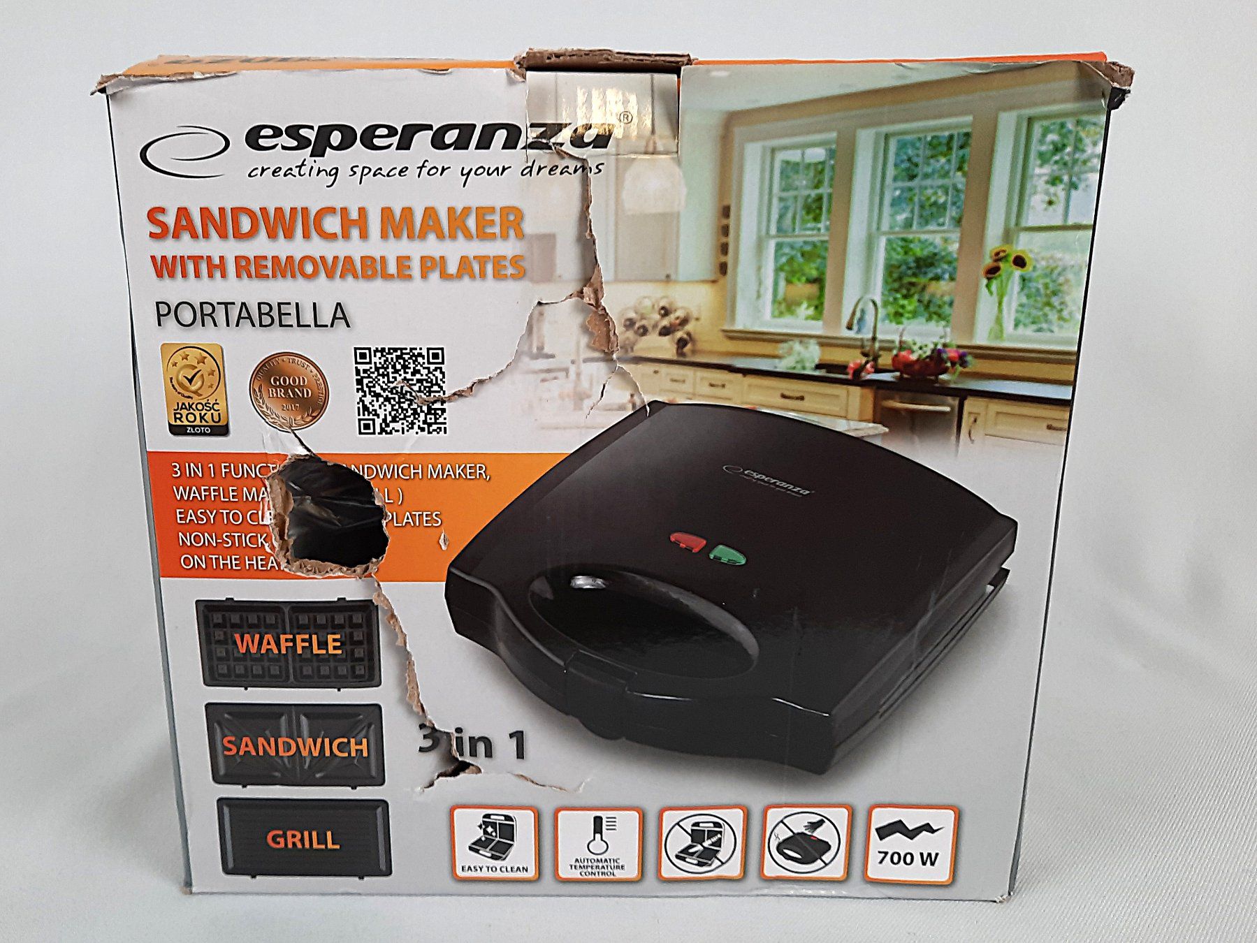 Elettrodomestici da cucina: ESPERANZA Sandwich Maker – Nuovo (secondo la descrizione) da Beinwil am See venduto da Restwert_Beinwil