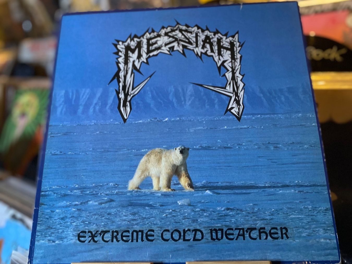 Dischi in vinile: MESSIAH  - EXTREME COLD WEATHER...OG SUI 1987... VG+/VG+ – Usato da Gals venduto da Diskopatshop