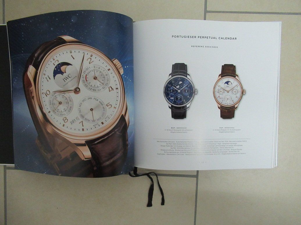Documenti: IWC Uhren Katalog Prospekt 2017 / 2018 – Usato da Landquart venduto da Jing 4