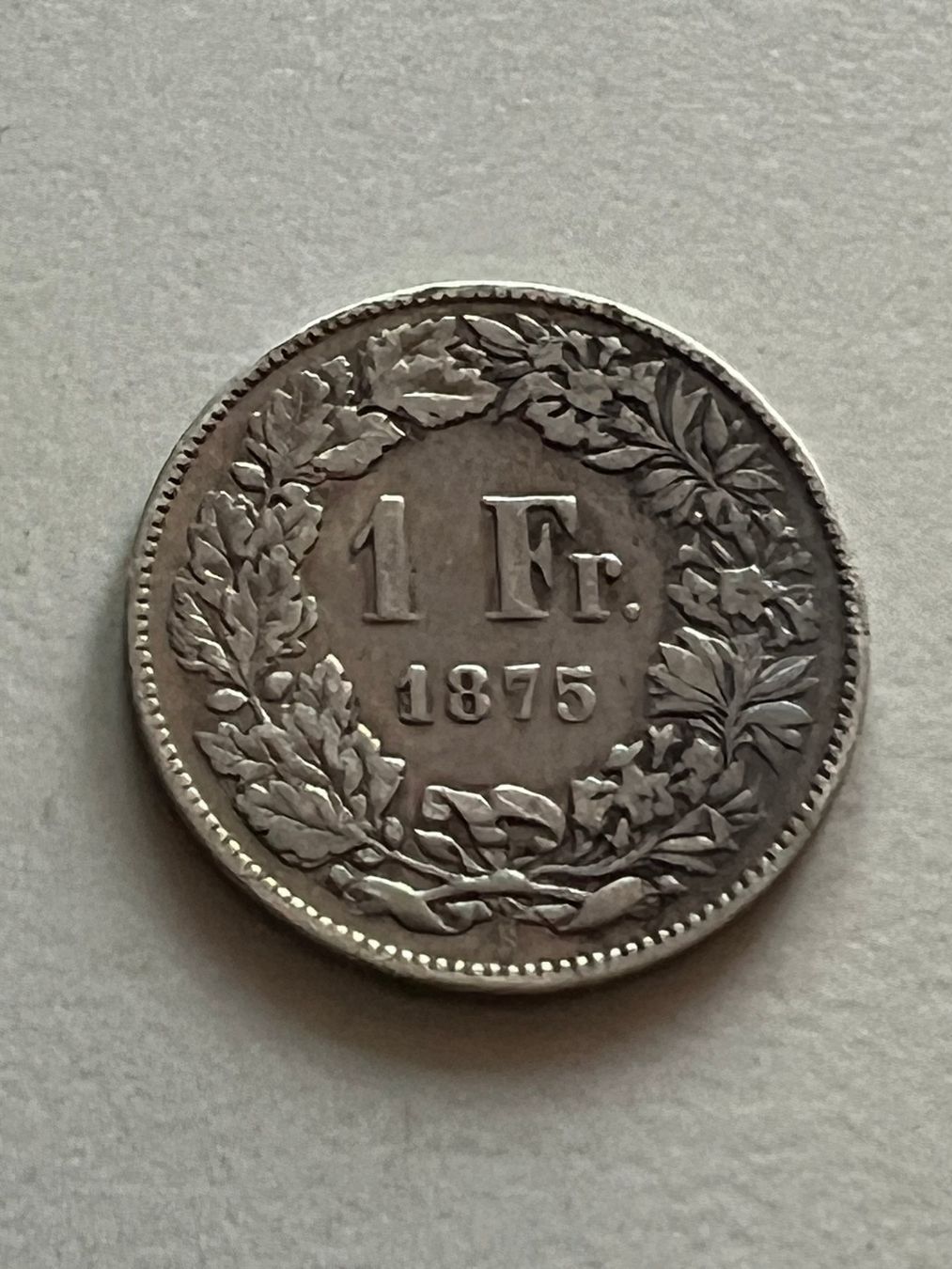 Tutti le monete: 1 Fr. 1875 – Usato da Schötz venduto da Odpa