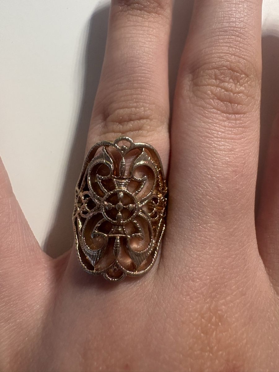 Anelli: Antiker Ring Filigran, ein echter Hingucker im Frühling! – Usato da Winterthur venduto da nik_pr58 1